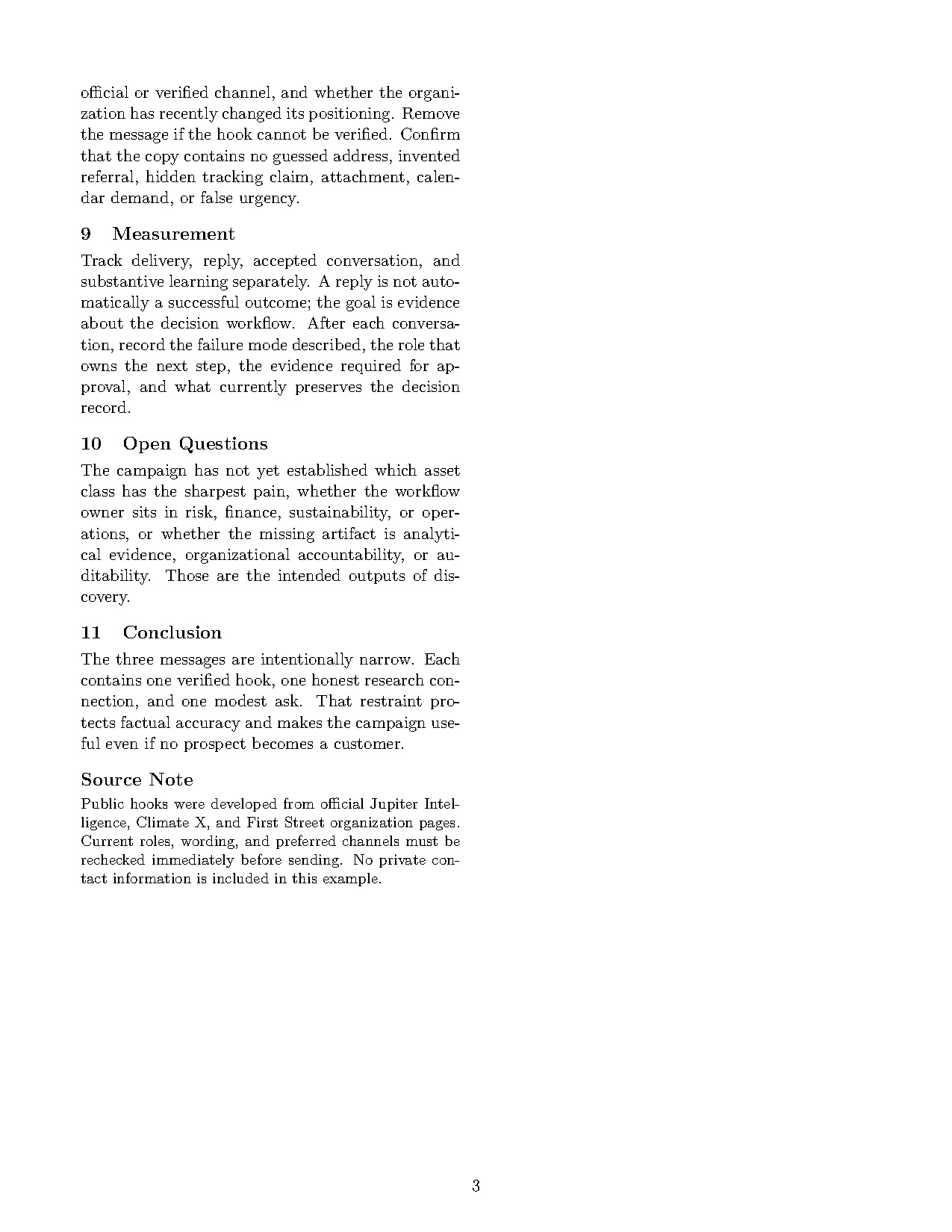 Verification from the Cold Outreach Agent example